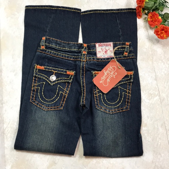 True Religion Denim - TRUE RELIGION JOEY HERITAGE BIG T COLOR LT BAJA 30